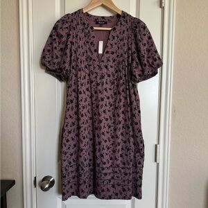 NWT Madewell Tillie Puff Sleeve Dress XXS